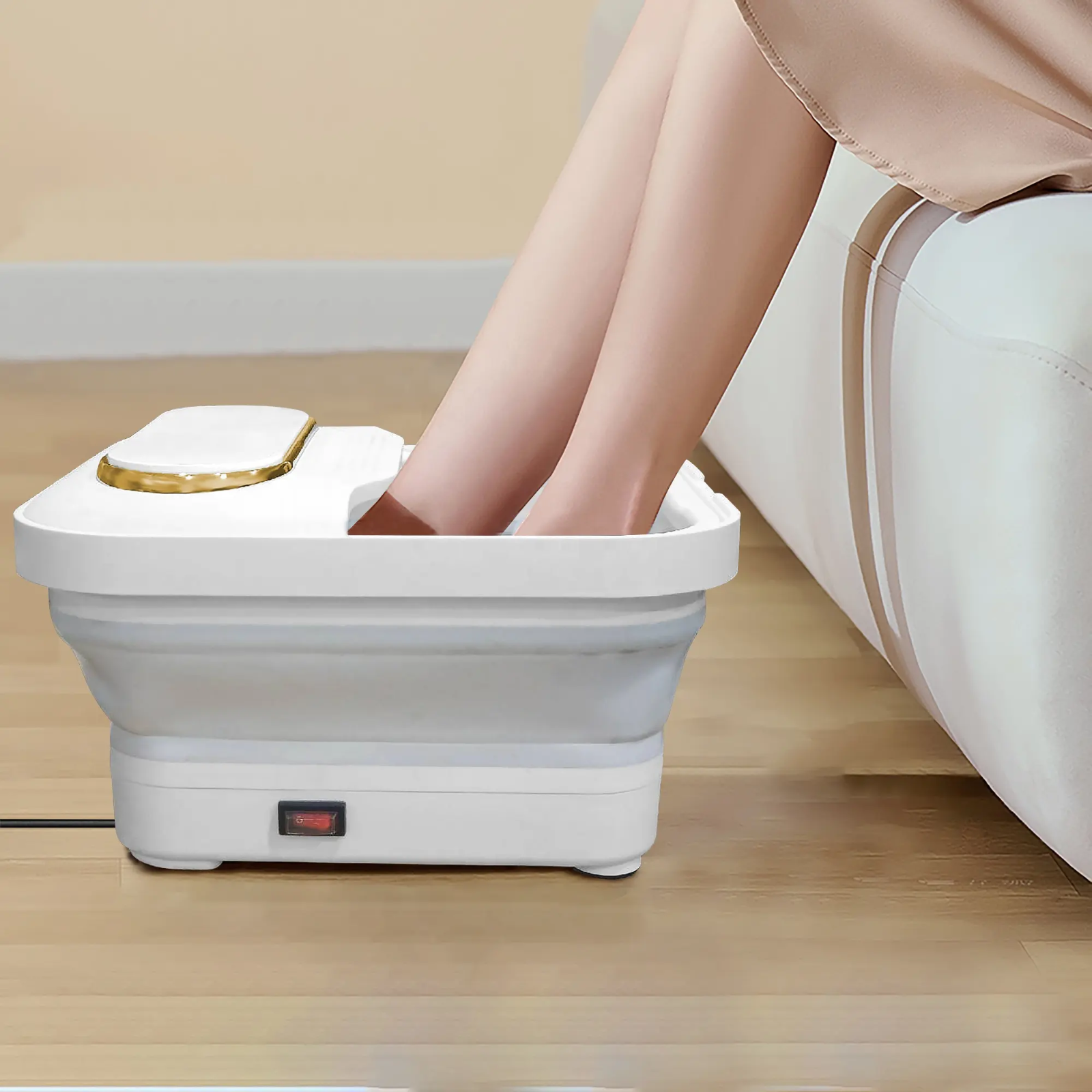 ICONIC FOOT SPA BUCKET WITH ROLLERS