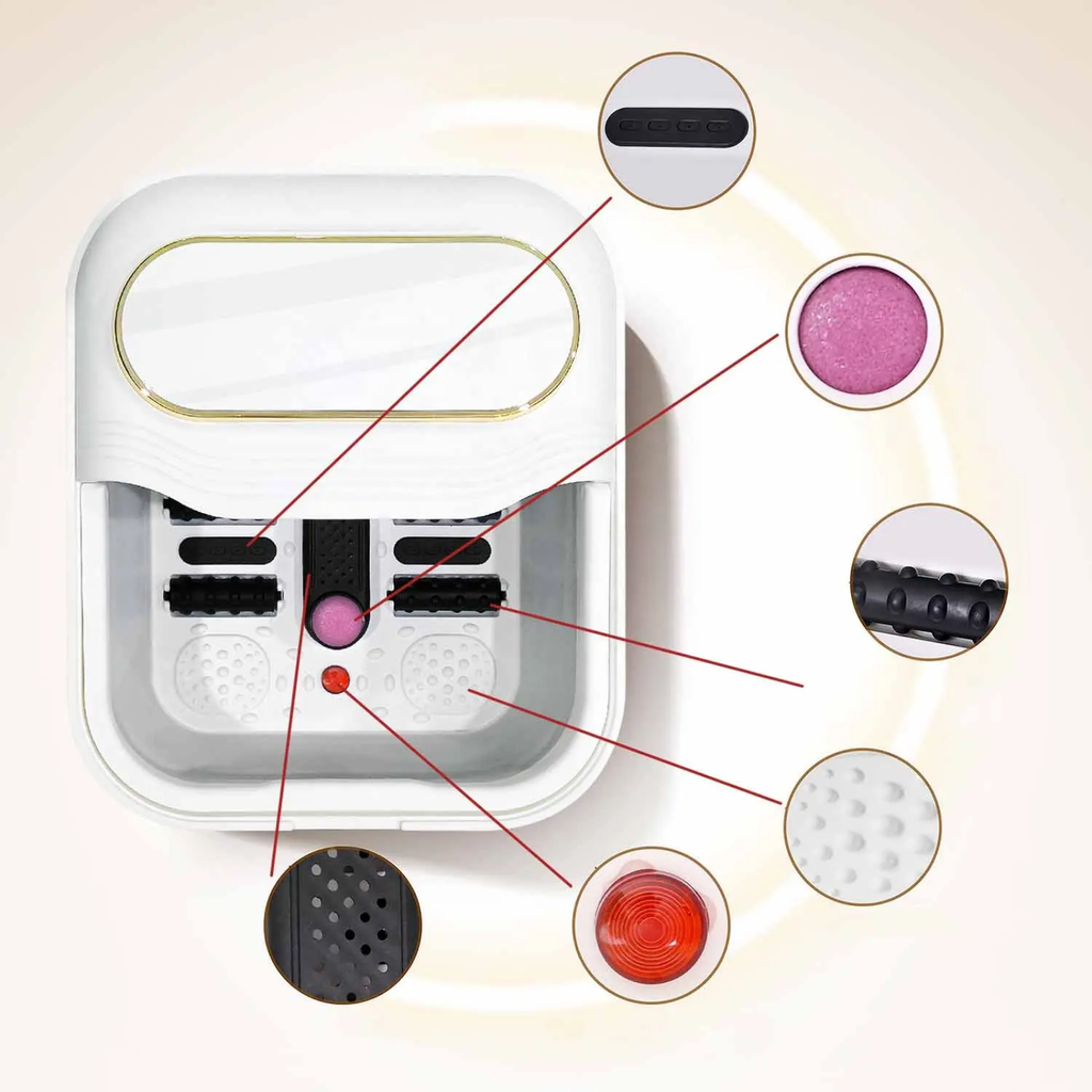 ICONIC FOOT SPA BUCKET WITH ROLLERS