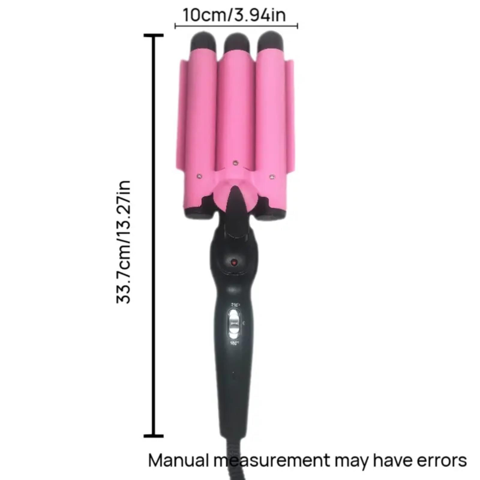 ICONIC TRIPLE DEEP WAVER PTC CERAMIC ELECTRIC 3-BARREL HAIR