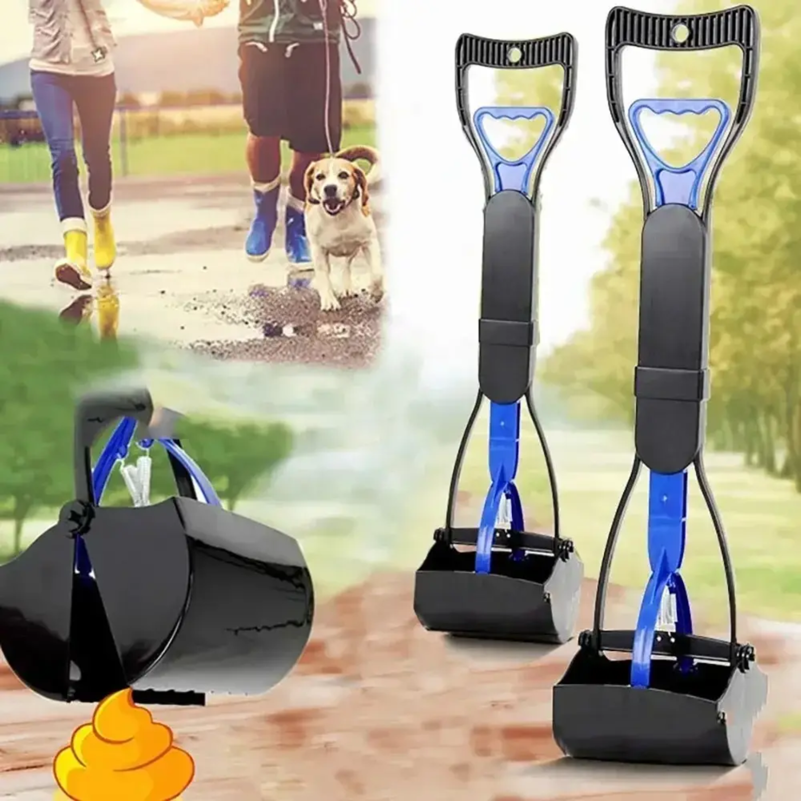 PET POOPER SCOOPER WITH WASTE BAG