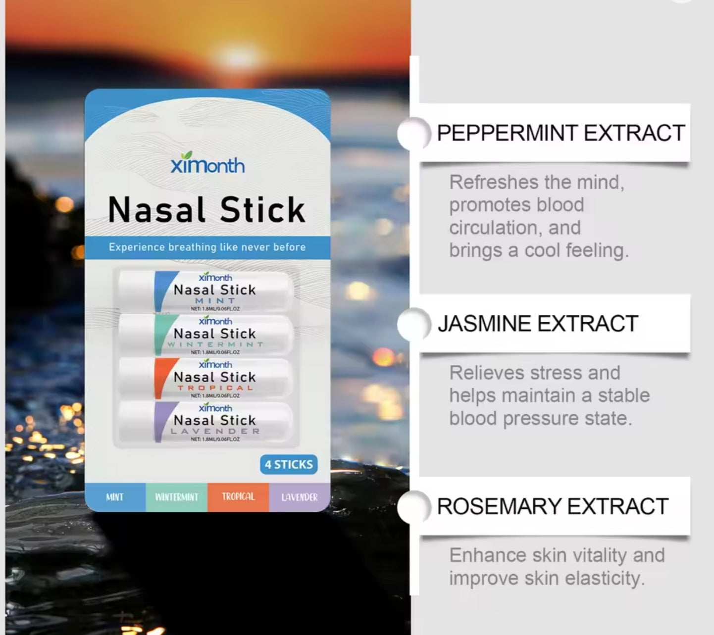 NASAL STICK FOR REFRESHING AND ENERGY