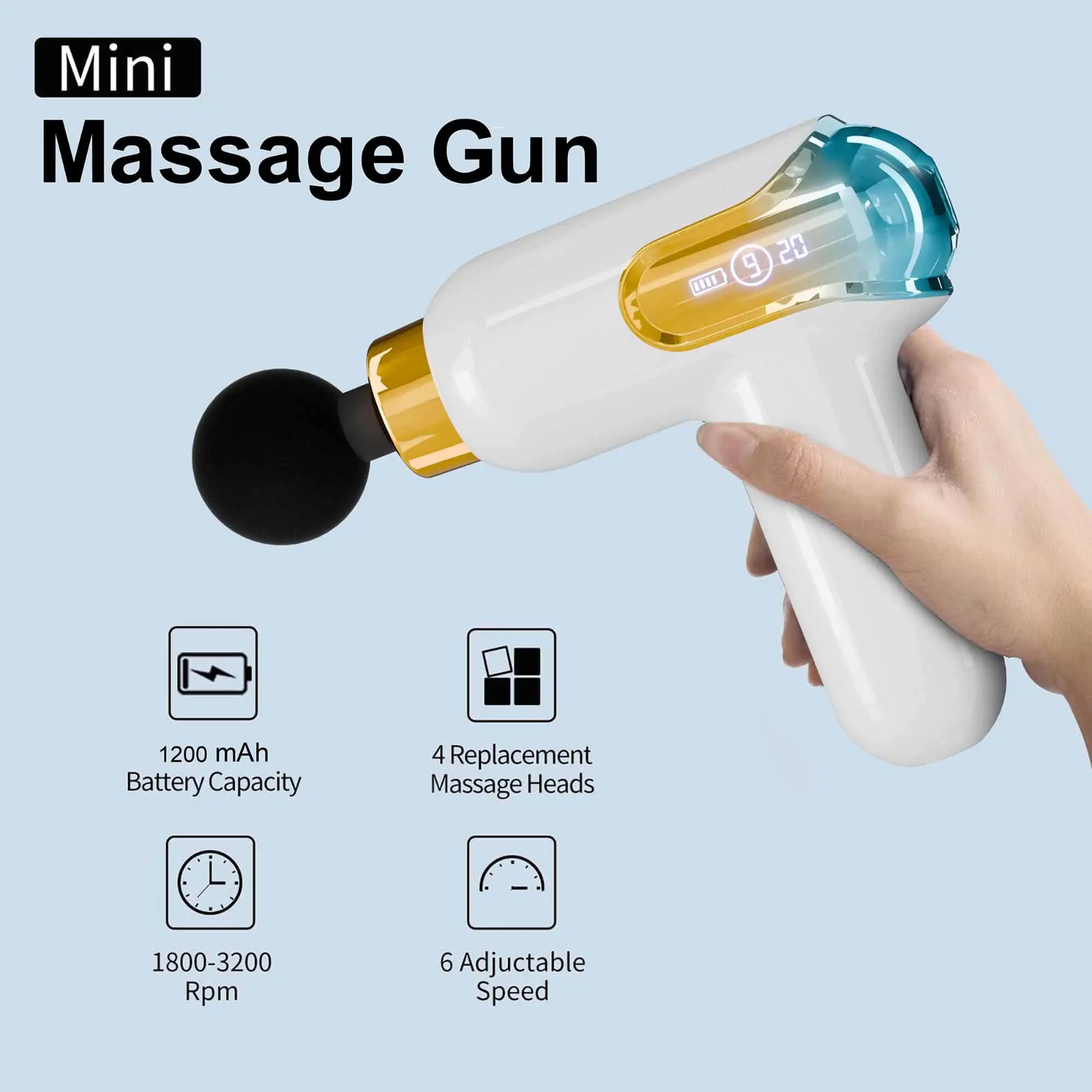 ICONIC DEEP TISSUE MESSAGE GUN