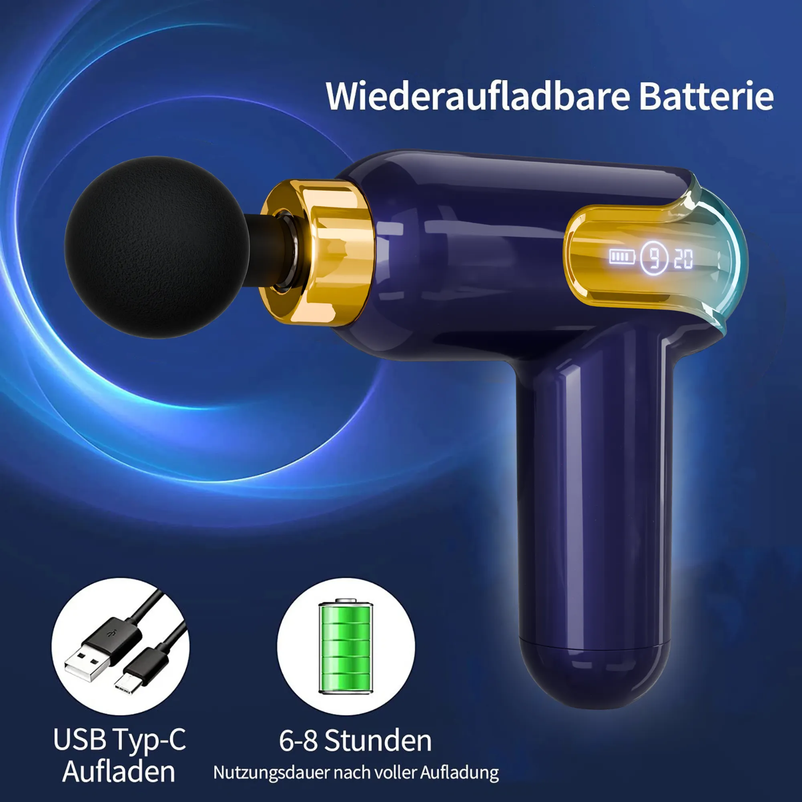 ICONIC DEEP TISSUE MESSAGE GUN